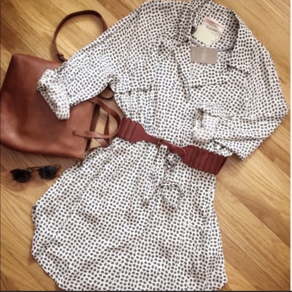 Anthropologie Dresses & Skirts - Anthropologie trench coat dress by Cartonnier